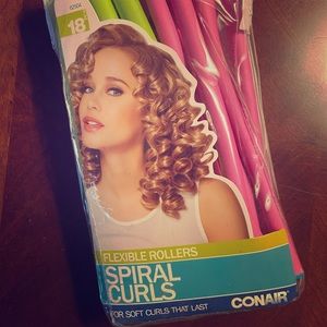 Conair Flexible Rollers for Spiral Curls